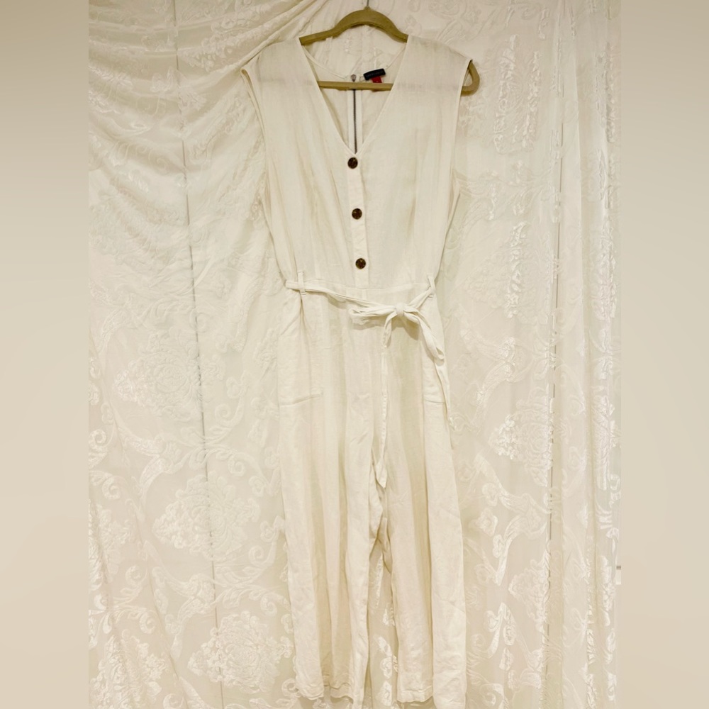 Vince Camuto Linen Romper